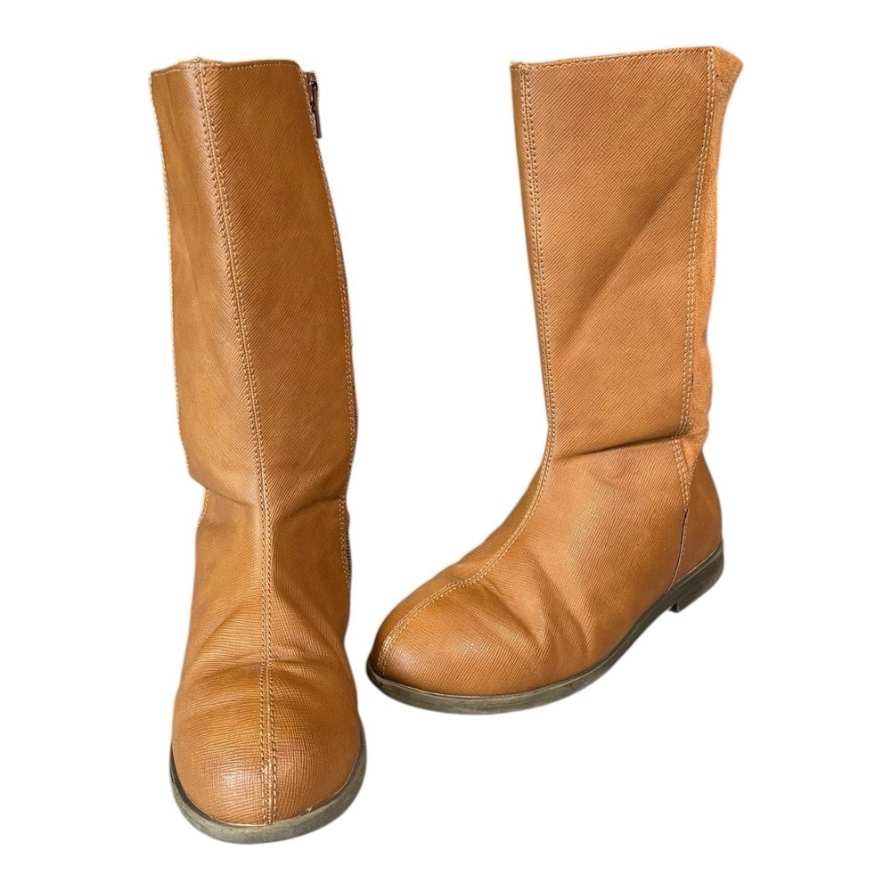 Little Girls Old Navy Knee High Boots Tan Colored US Size 3